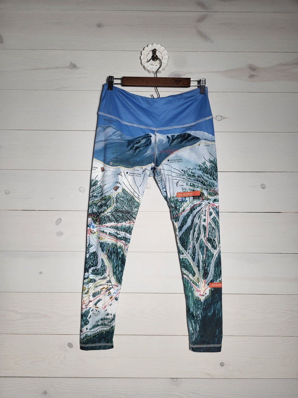 Mountain Leg Performance Soft Leggings Ski KEYSTONE Workout Hiking Gorpcore.